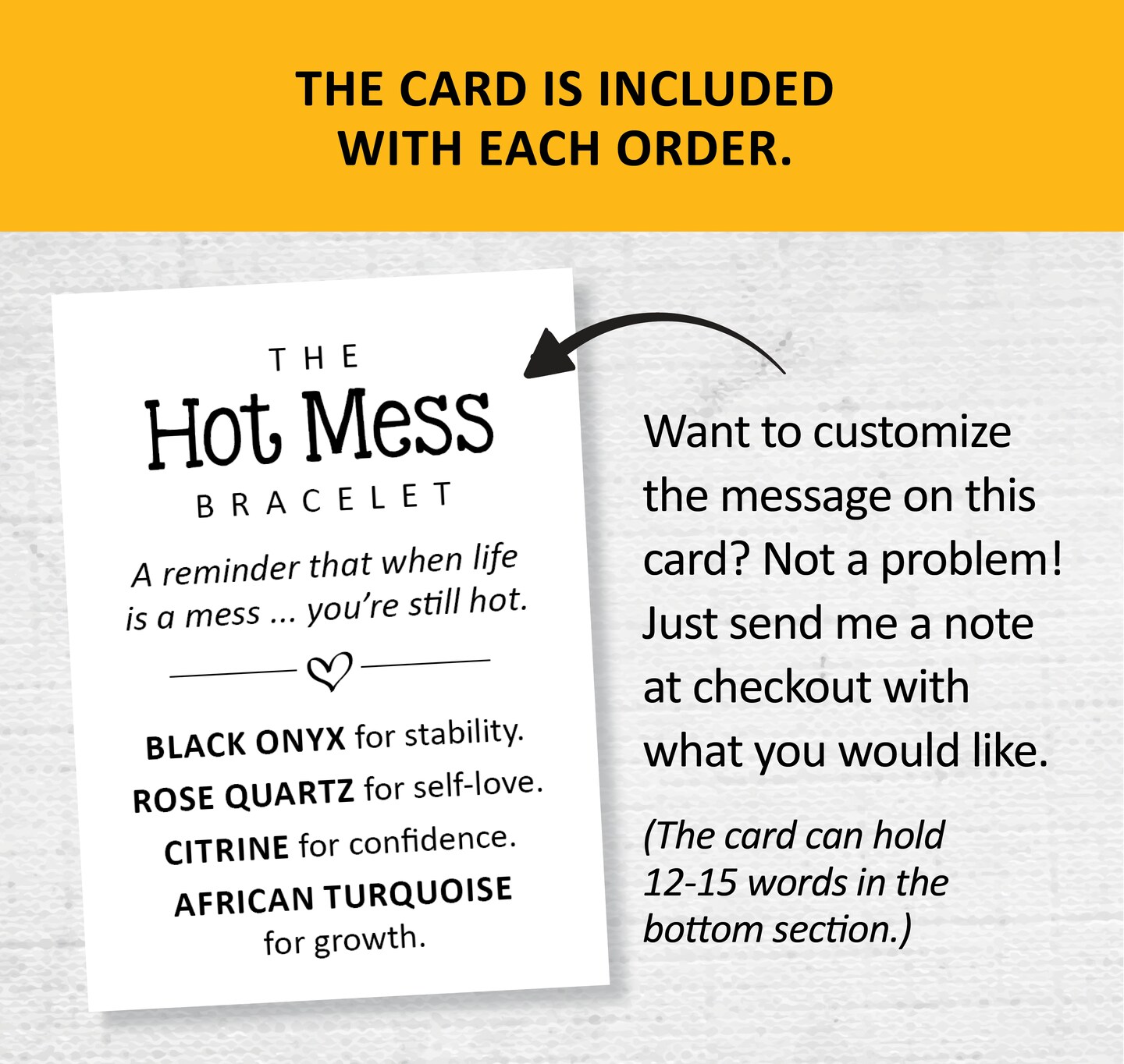 Hot Mess bracelet, funny gifts for women, inspiration, female empowerment,  daily affirmations
