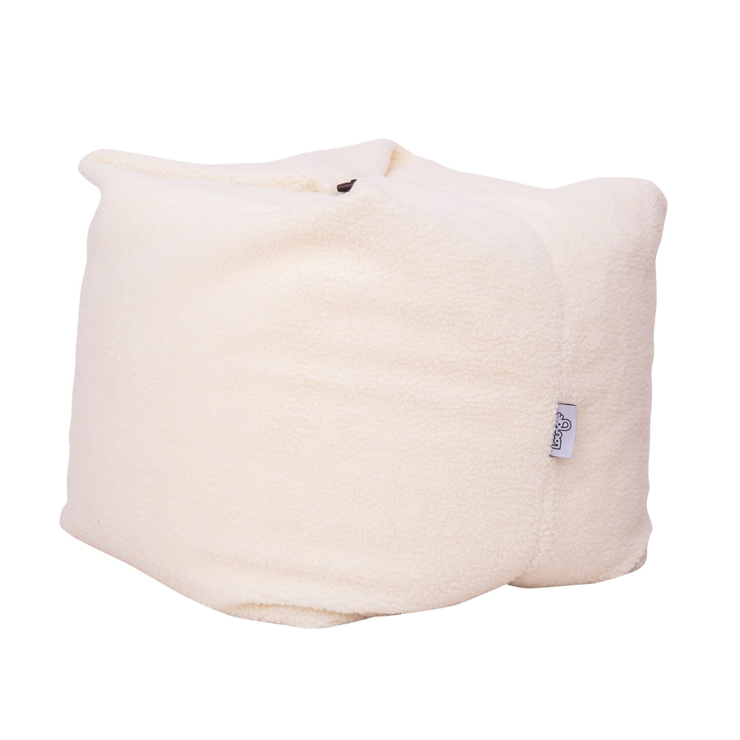 Magic Pouf Linen Bean Bag Chair/Ottoman/Floor Pillow 3-in-1