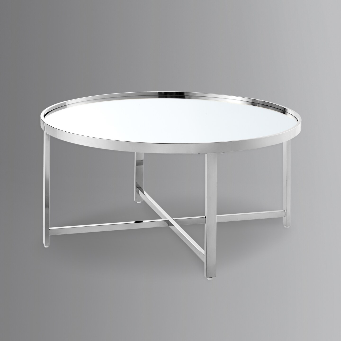 Kamia Coffee Table With Mirrored Top