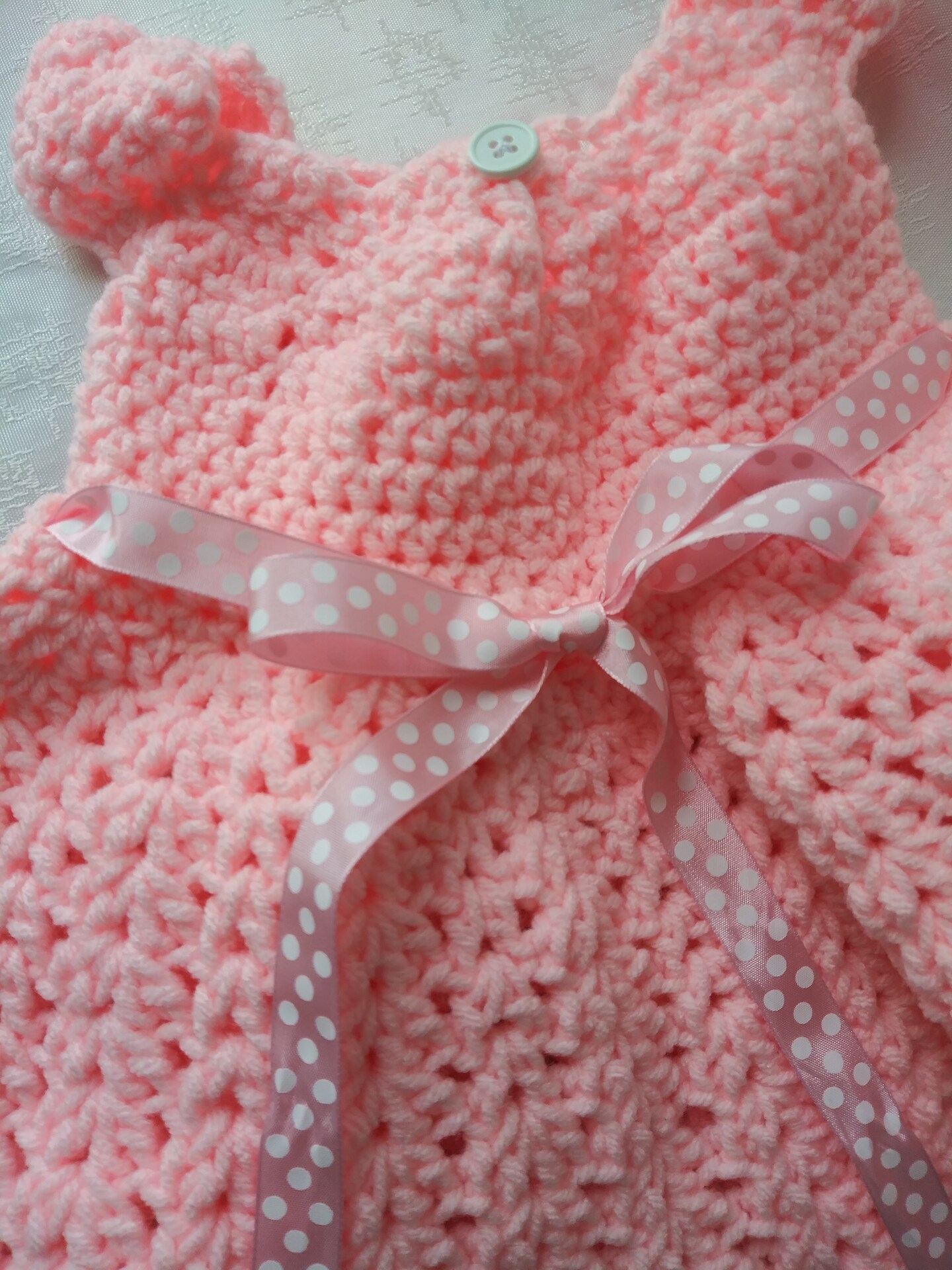 white christmas dresses Bella Baby Dress Crochet Pattern