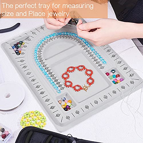 Bead Tray for Jewelry Making and Jewelry Making Supplies Kit Own Bead Tools  for Jewelry Making Include Beading Board, Bead Tool Kit, Jewelry Making  Tools for Jewelry Repair (23Pieces)