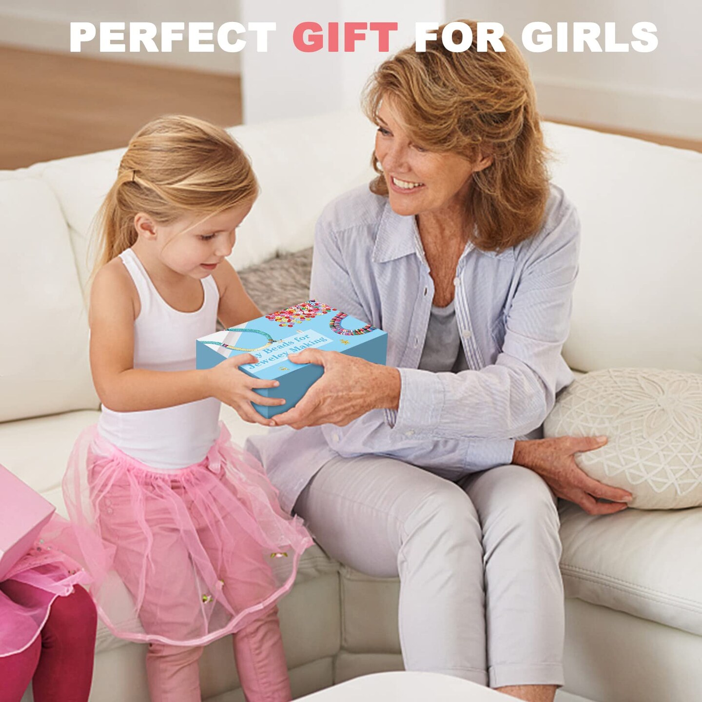 7200 Pieces Clay Beads Bracelet Making Kit, Preppy Friendship Flat Polymer Heishi Beads Jewelry Kits with Charms and Elastic Strings,Crafts Gifts Set for Girls Ages 8-12(2 Boxes)