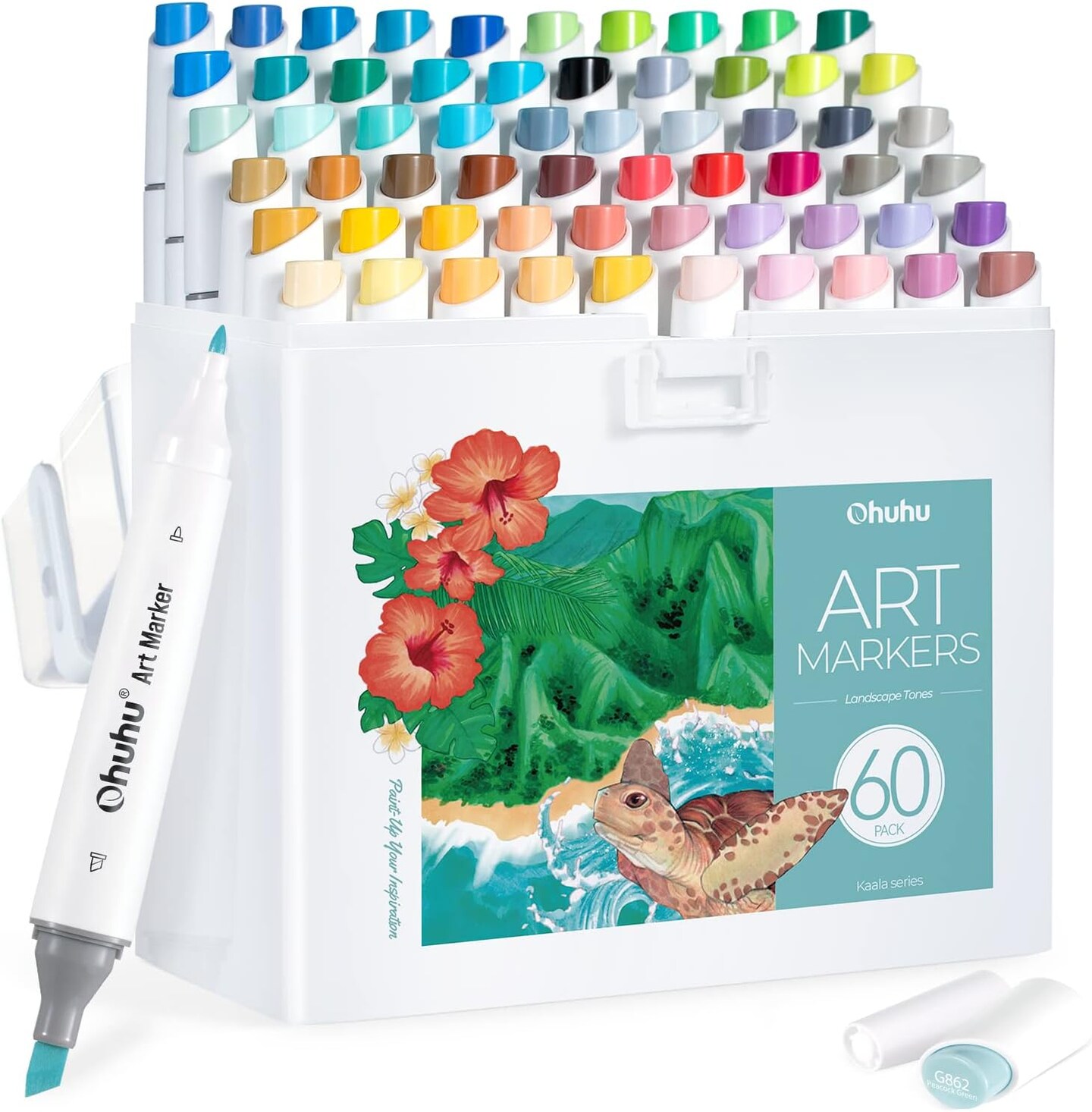 Artify Artist Alcohol Based Art Marker Set with Plastic Carrying