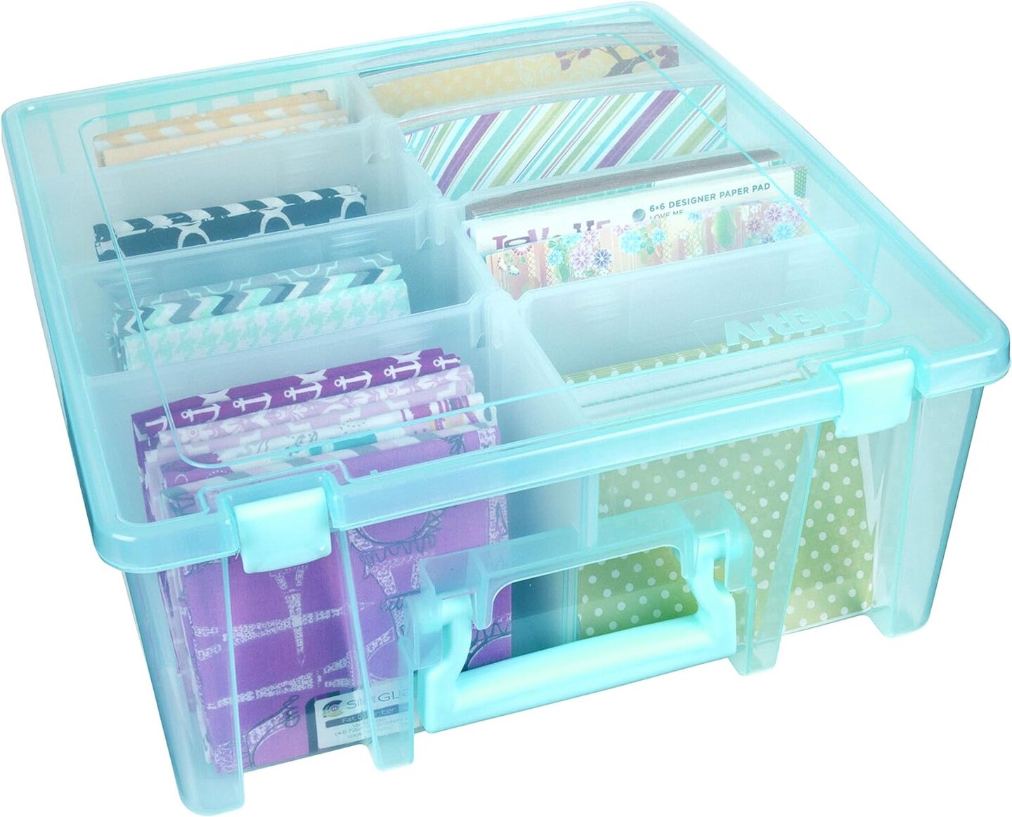 Portable Arts and Crafts Storage with Handle