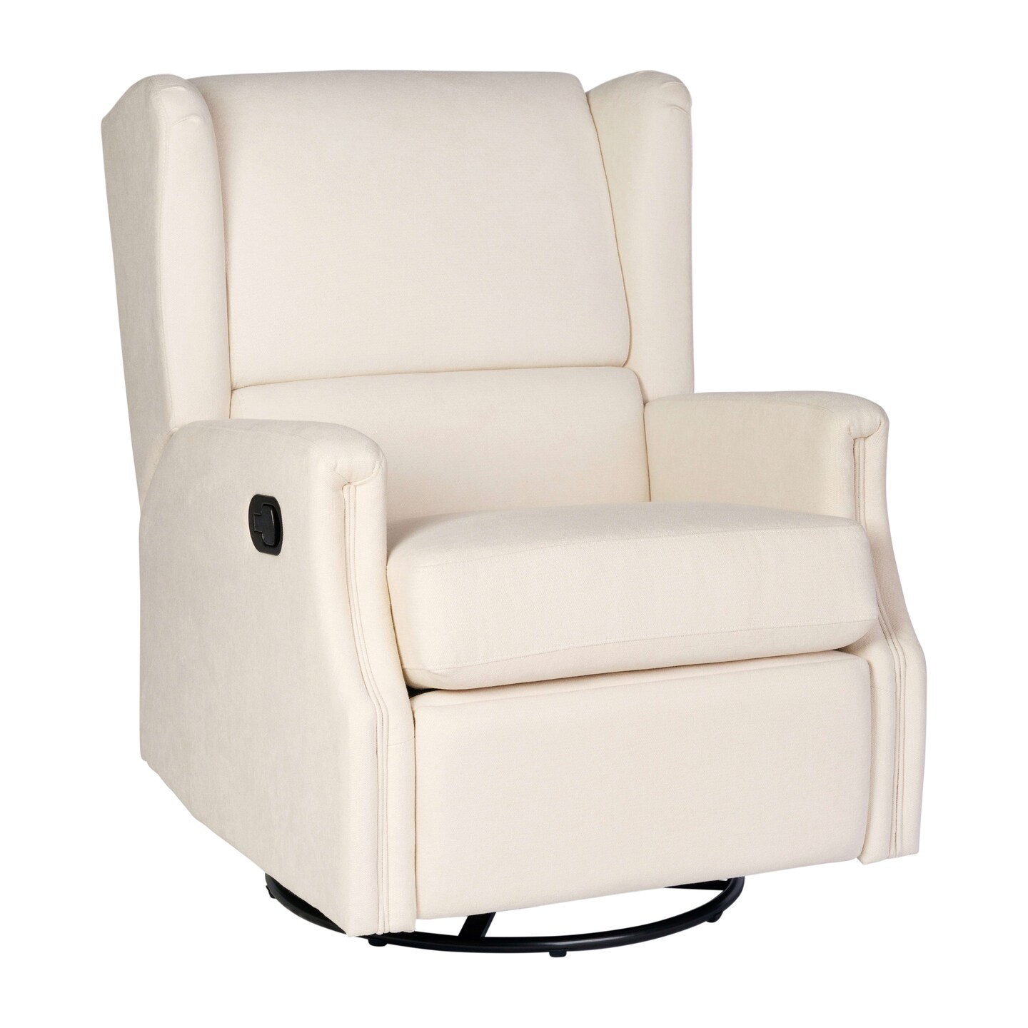 Merrick Lane Abby 3-in-1 Wingback Manual Recliner Rocker Swivel Glider Chair