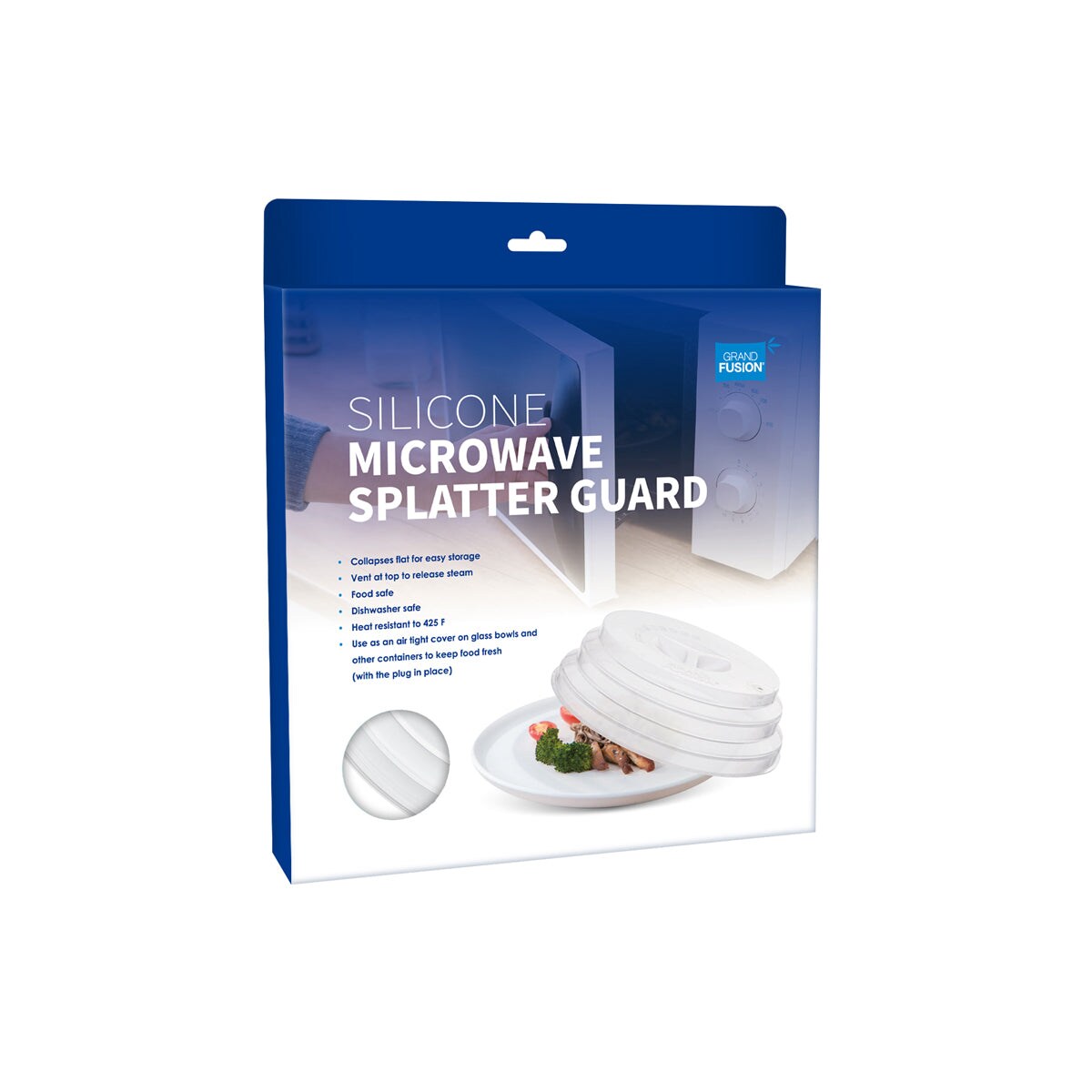 Splatter Guard Microwave Cover