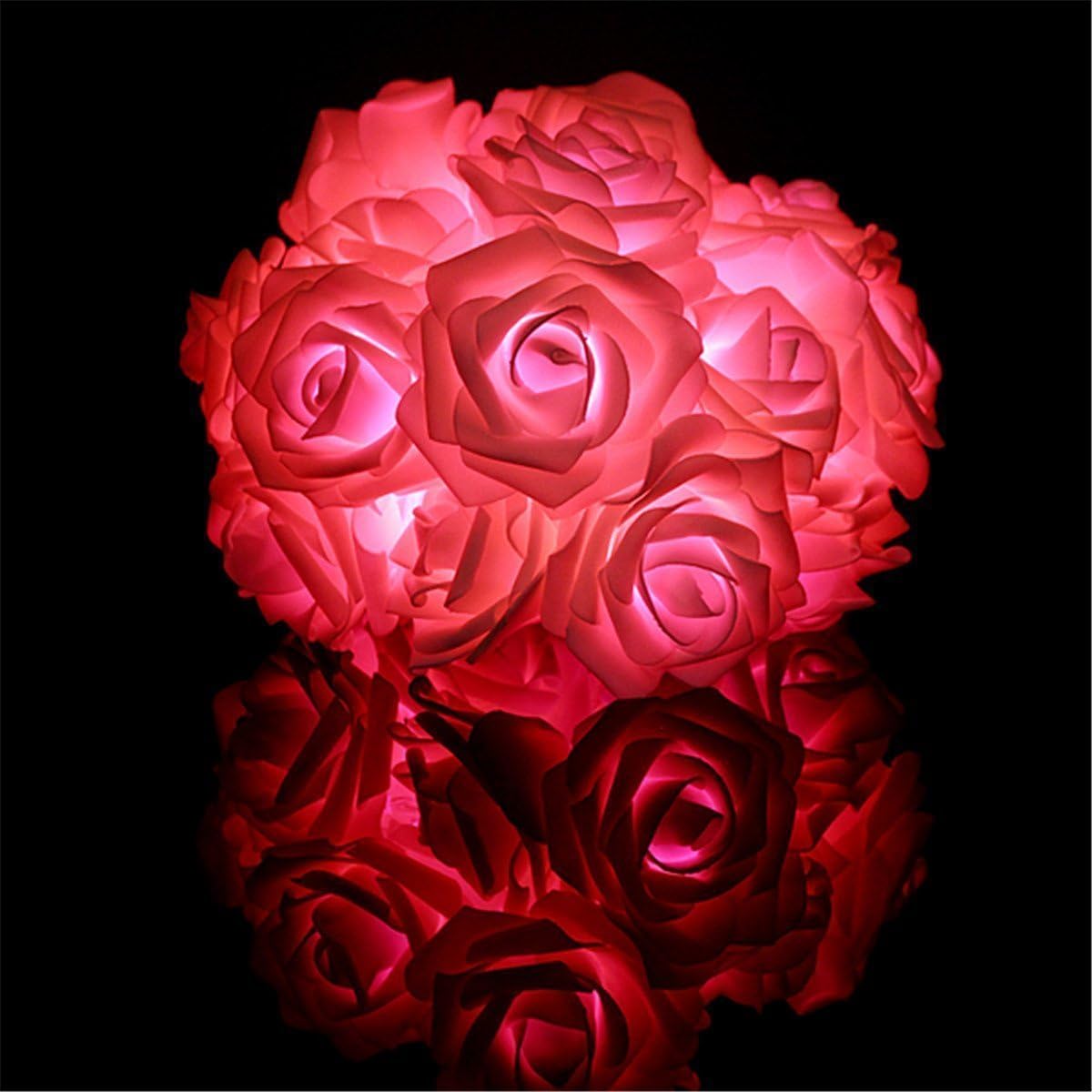 Rose Flower String Lights