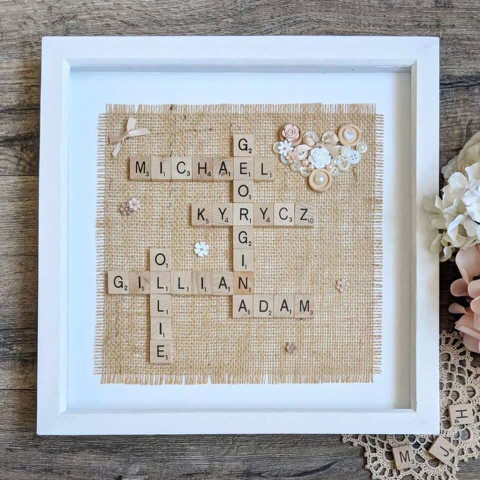 Scrabble Wood Tiles Pieces Full Sets 100 Letters Wooden Replacement Pick.