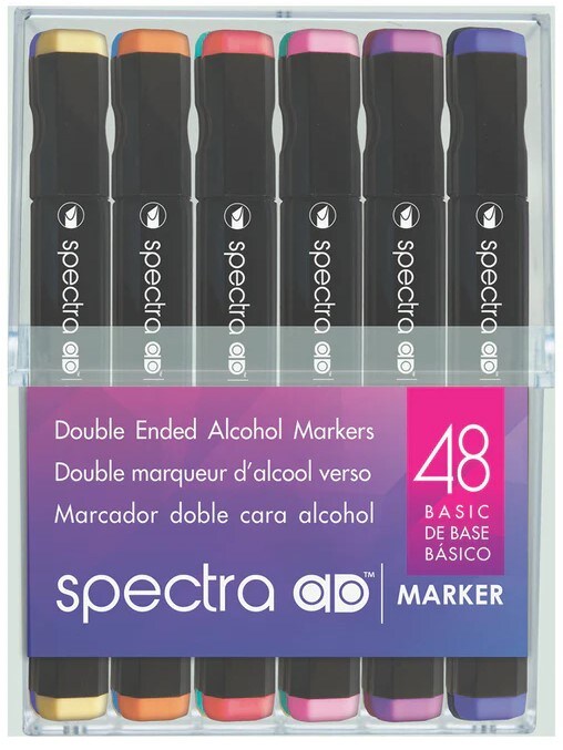 Spectra AD Alcohol Markers 48pc set Michaels