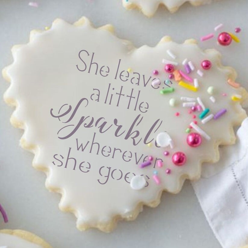 Fairy Dust&#xA0;Cookie Stencil