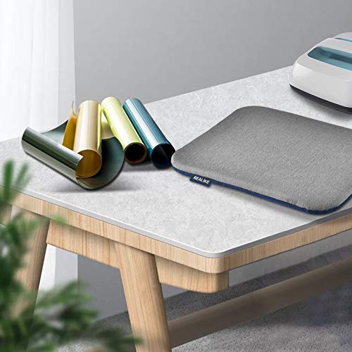 2 PACK Heat Press Mat for Cricut Easypress 2/Cricut Easypress(12X12 inch, 2 Mats), Easy Press Mat for HTV Craft Vinyl Ironing Insulation Transfer Projects