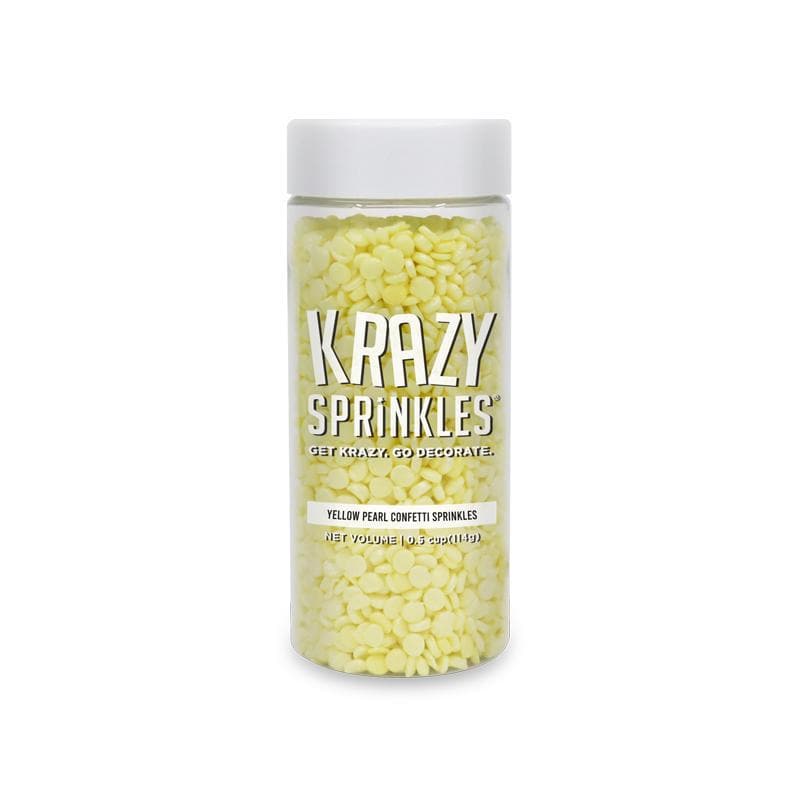 Yellow Pearl Confetti Sprinkles