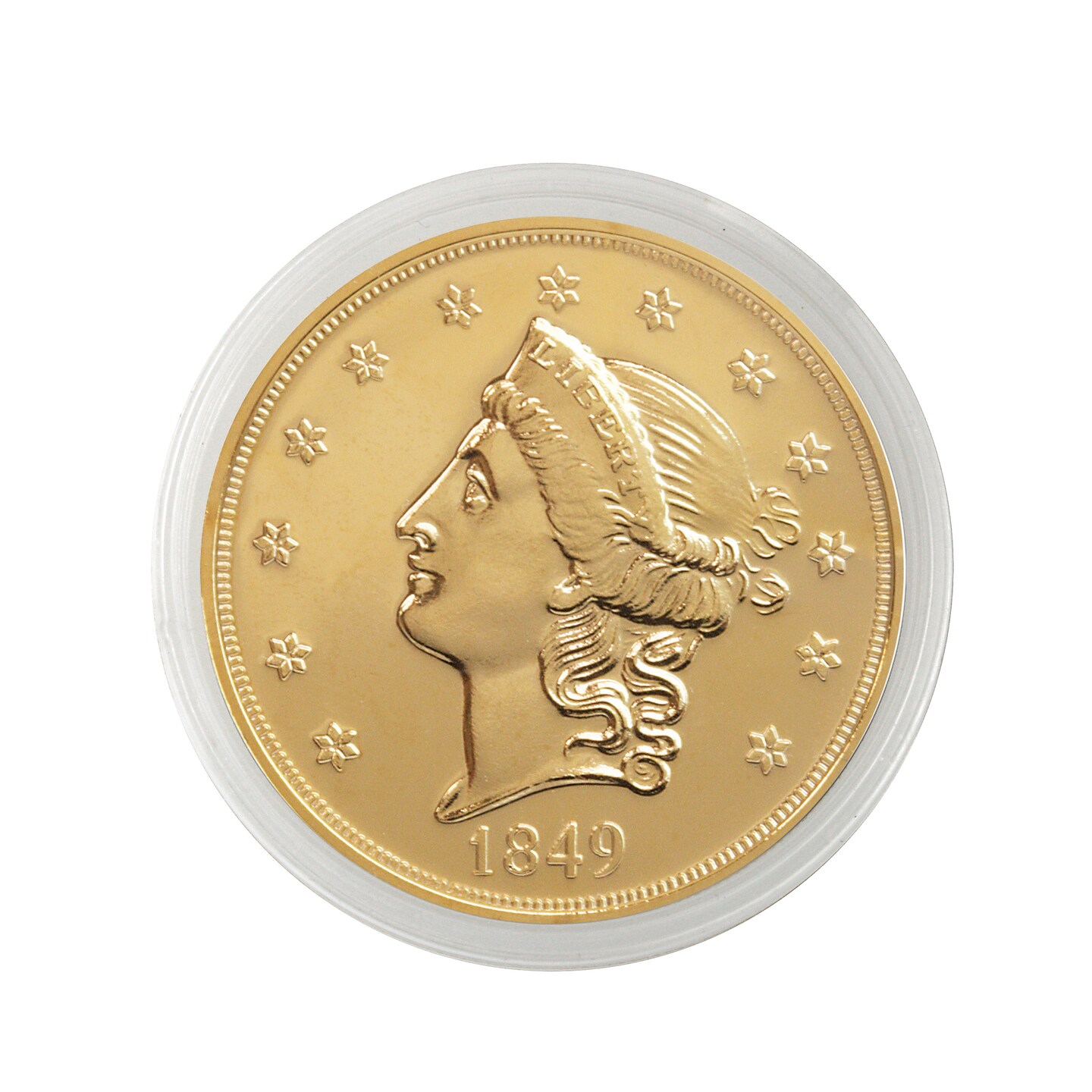 Tribute to America&#x27;s Most Beautiful Coins - $20 Liberty Gold Piece 1850-1907 Replica Coin