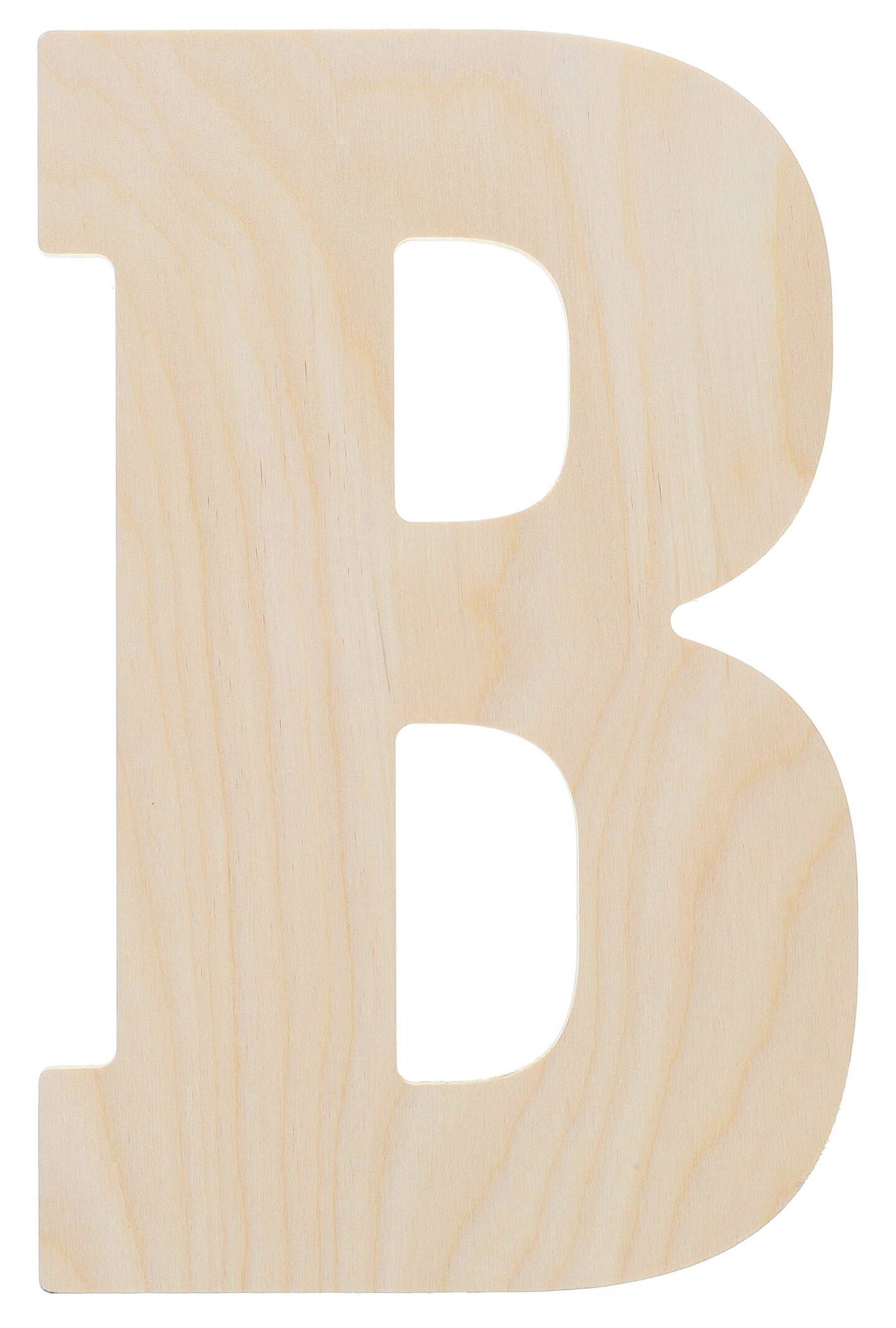 Good Wood by Leisure Arts Letter 13&#x22; B, Wooden Letters, Wood Letters, Wooden Letters Wall Decor, Large Wooden Letters, Wooden Letters 13 Inch, Small Wooden Letters for Crafts