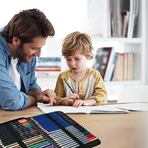 72 PCS Drawing Supplies Sketching Set,Art Kit include Drawing & Colored Pencils for Adults Artists Kids.Pro Art Sketch Supplies with Sketchpad,Watercolor & Metallic Pencils