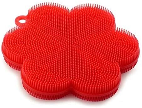 Norpro Silicone Dish Scrubbing Sponge / Vegetable Scrubber Brush