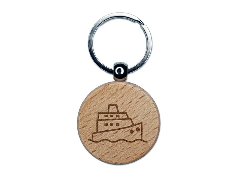 Cruise Ship Keychain 