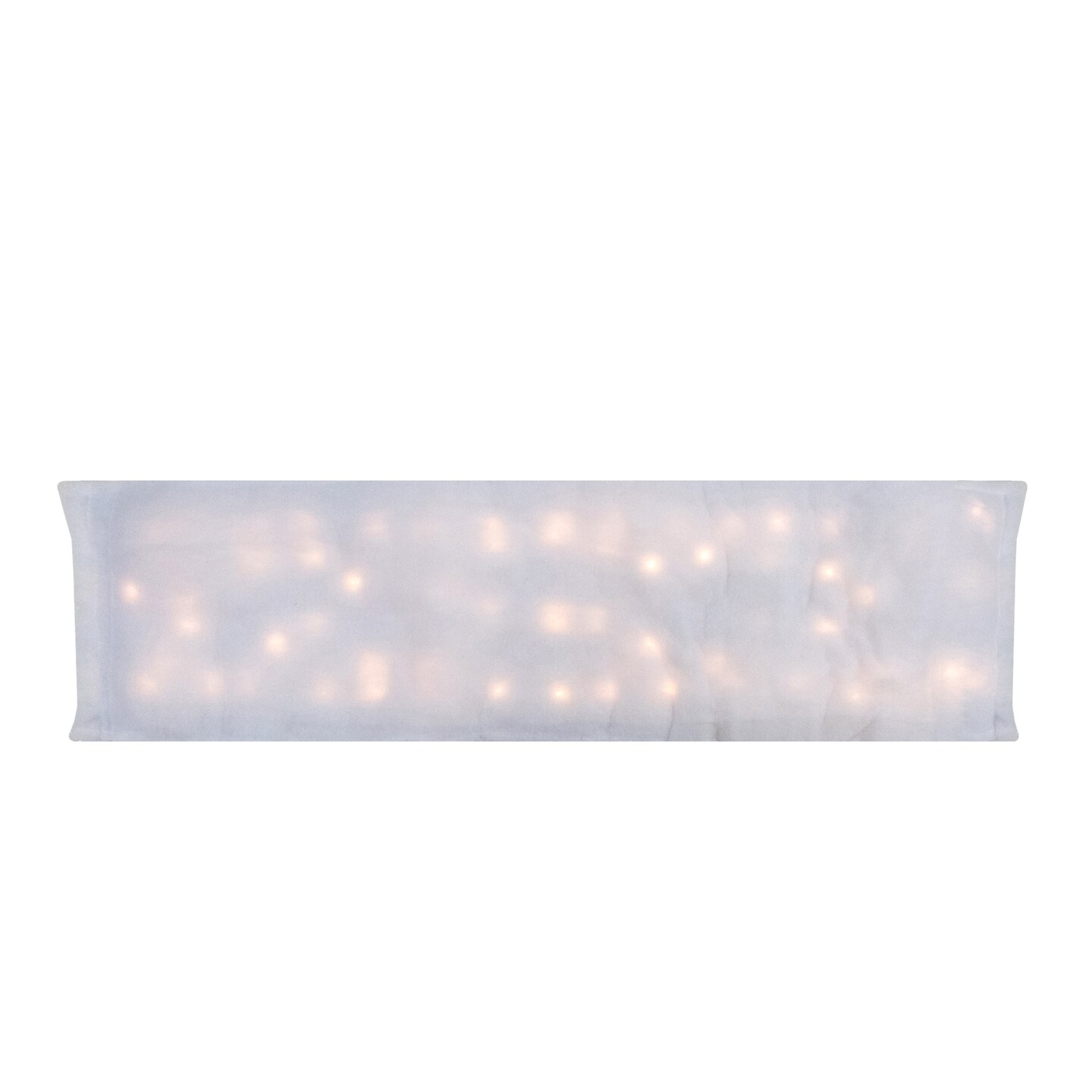 Northlight 42&#x22; LED Lighted Battery Operated Christmas Snow Blanket - Warm White Lights