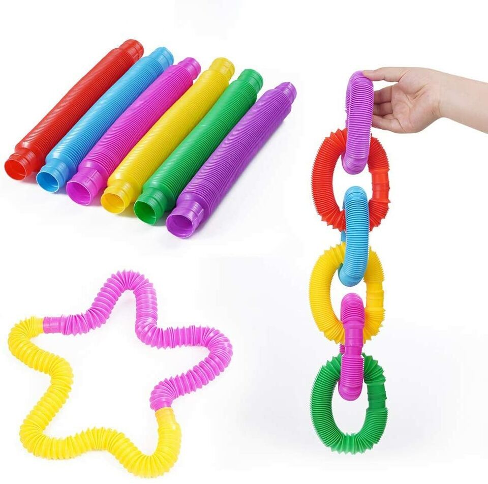 Kitcheniva Pop Tube Sensory Fidget Anti Anxiety Toy Kids 6PCS