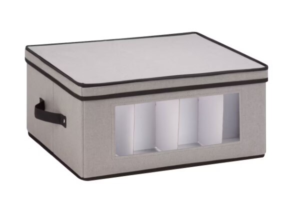 Large Grey Window Storage Chest | Michaels
