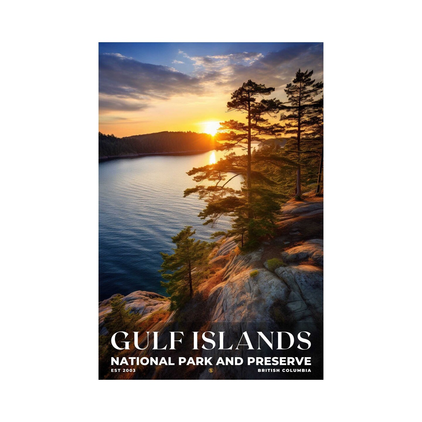 Gulf Islands National Park Reserve Poster, Travel Print, Office Poster ...