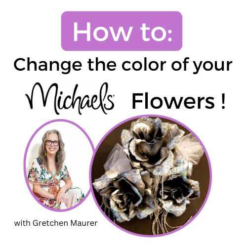 How-To name is How to upcycle a silk flower for wedding decor