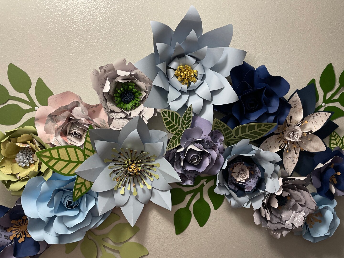 Paper Flower Display for Wall | MakerPlace by Michaels