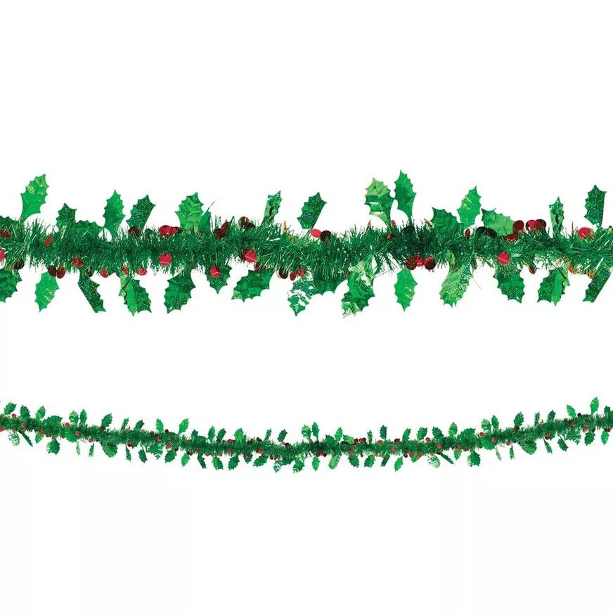 Holly &#x26; Berries 9ft Garland, 1ct