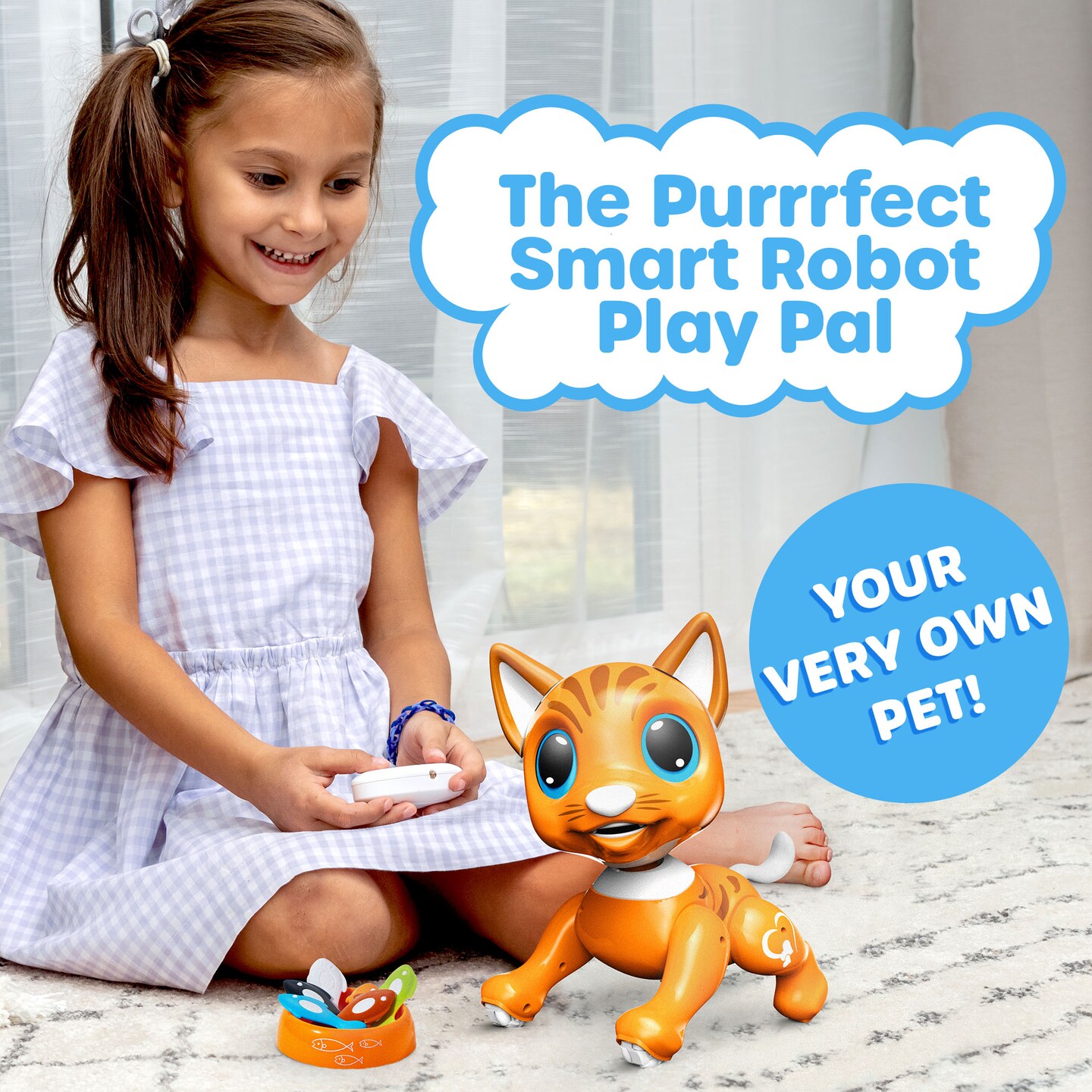 Power Your Fun Robo Pets Cat for Girls and Boys