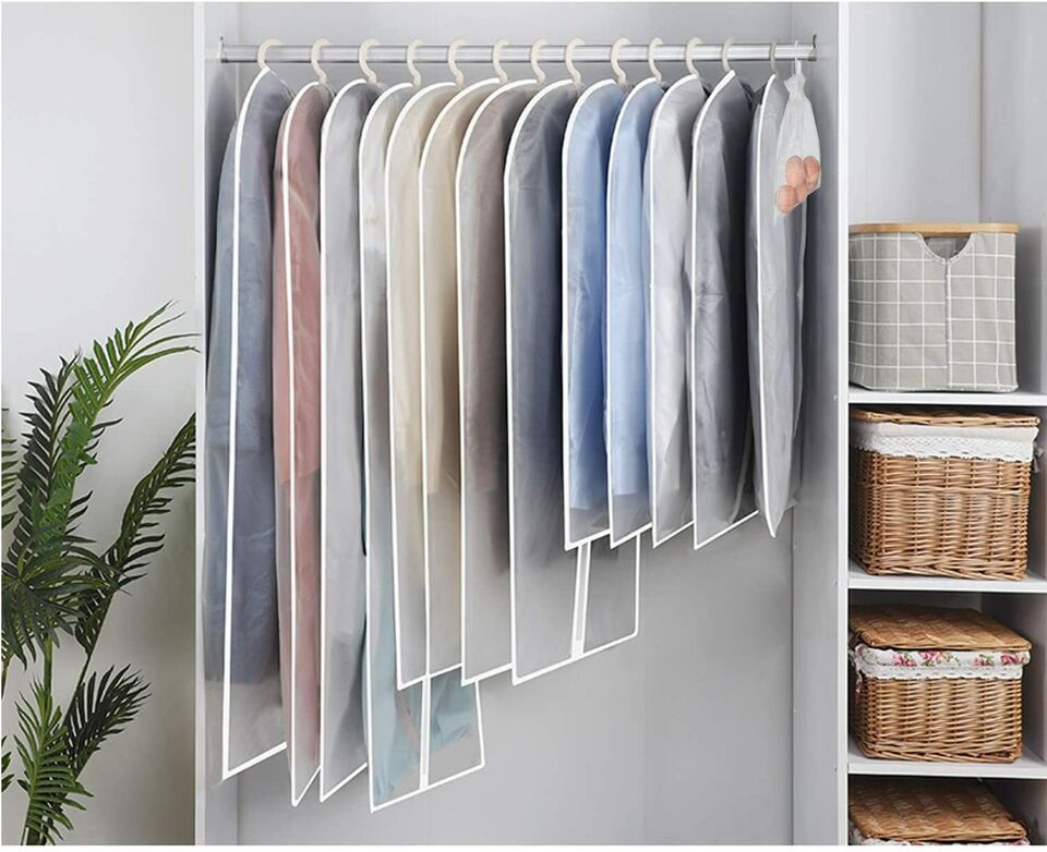 Garment Bag Travel Suit Dress Storage Clear Cover