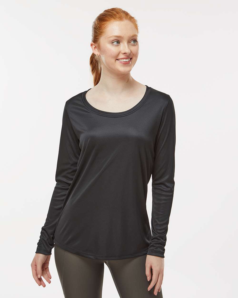 Long Islander Performance Long Sleeve T-Shirt for Women | 3.5 Oz./yd² ...