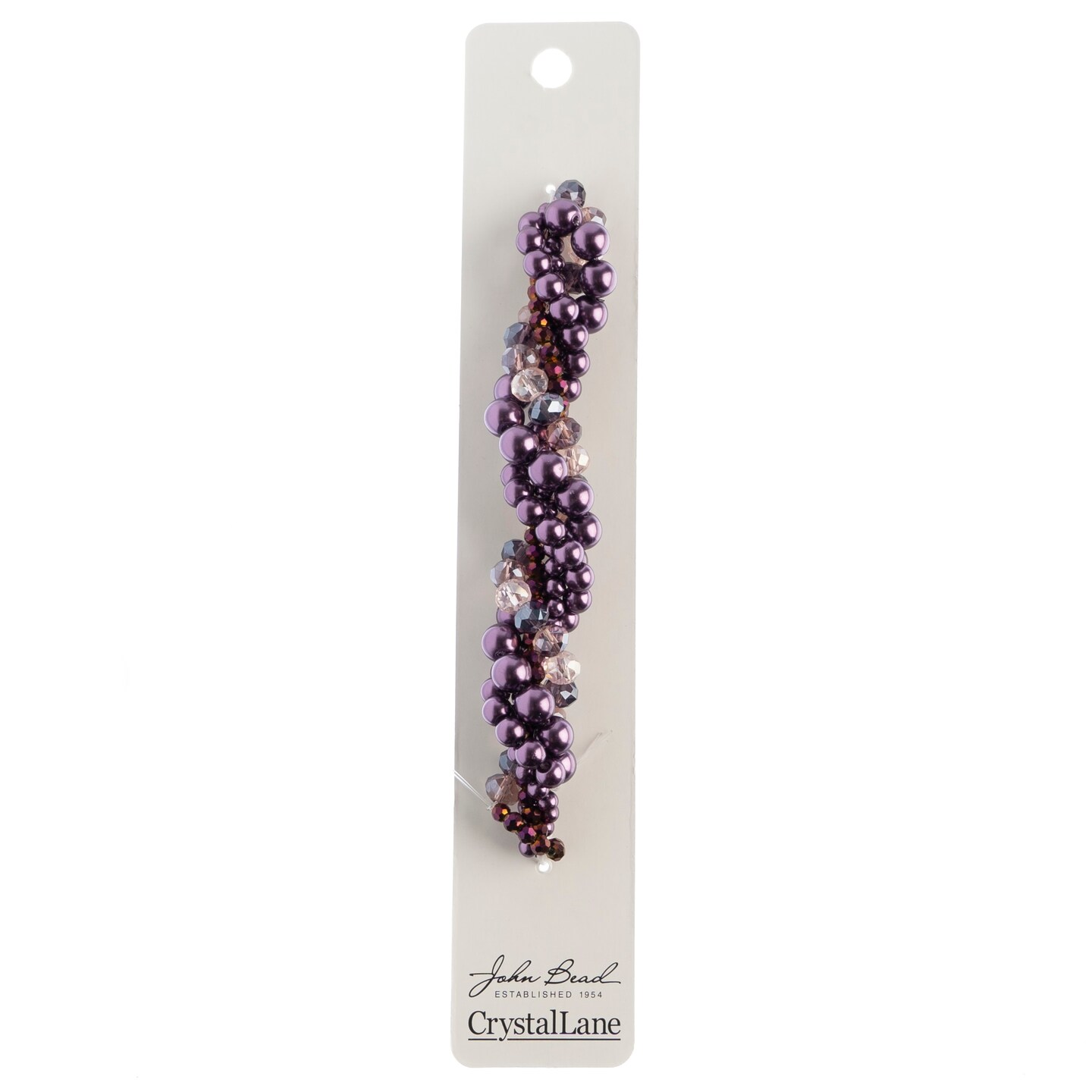 Crystal Lane DIY Wisteria Twisted Glass &#x26; Pearls Beads, 5 Strands