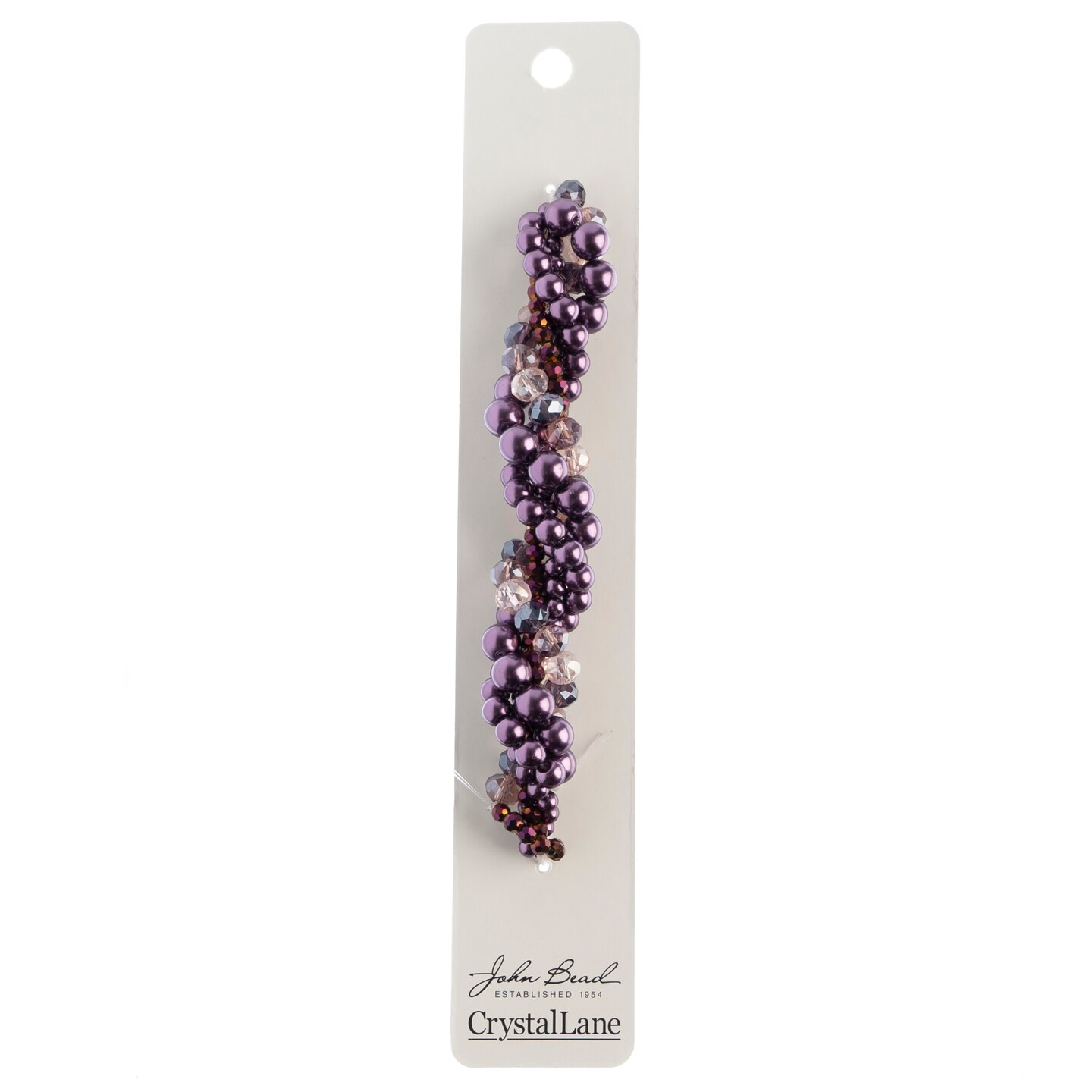 Crystal Lane DIY Wisteria Twisted Glass & Pearls Beads, 5 Strands