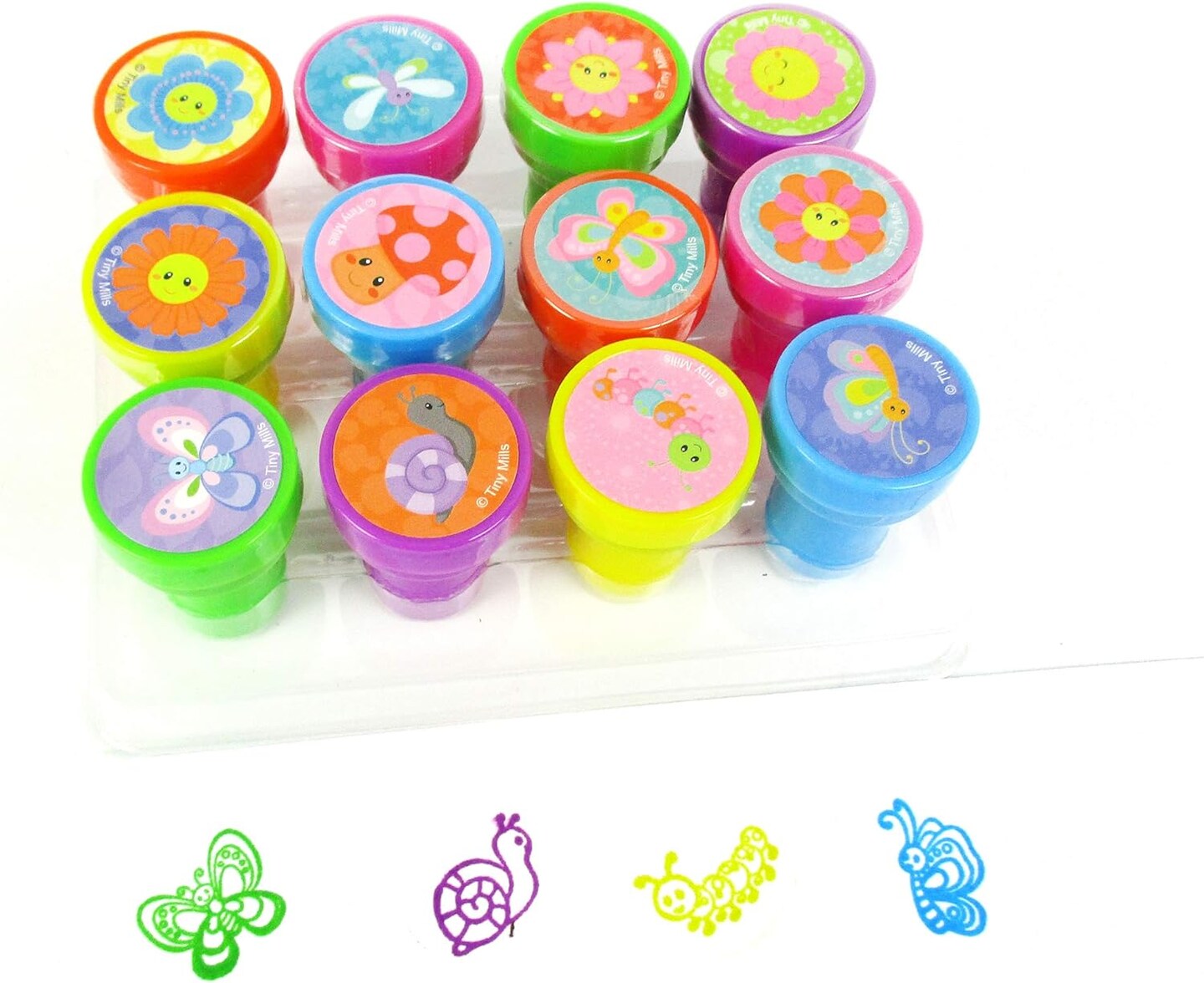 TINYMILLS 12 Pcs Unicorn Stamp Kit for Kids