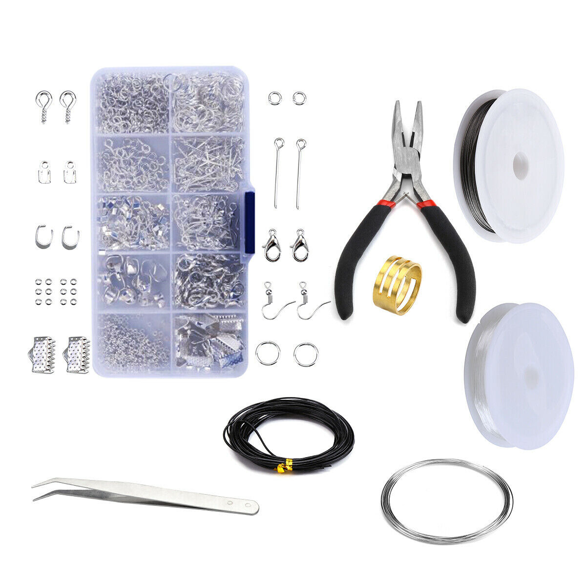 Kitcheniva Jewelry Making Kit DIY Sterling Craft Tools