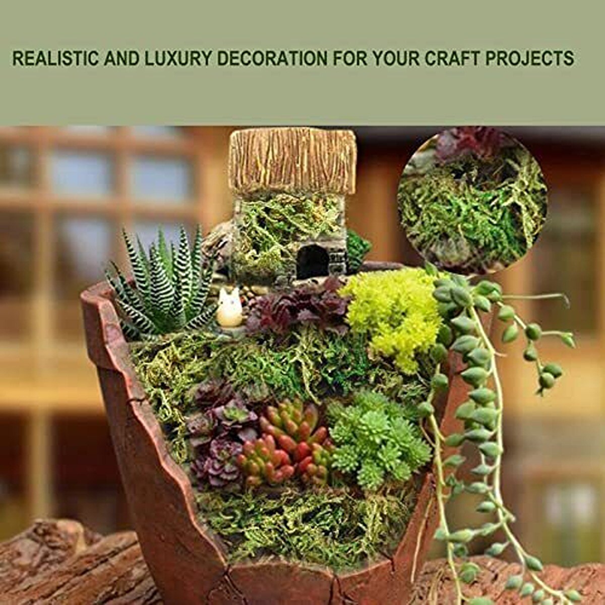 Artificial Greenery Moss for Home D&#xE9;cor