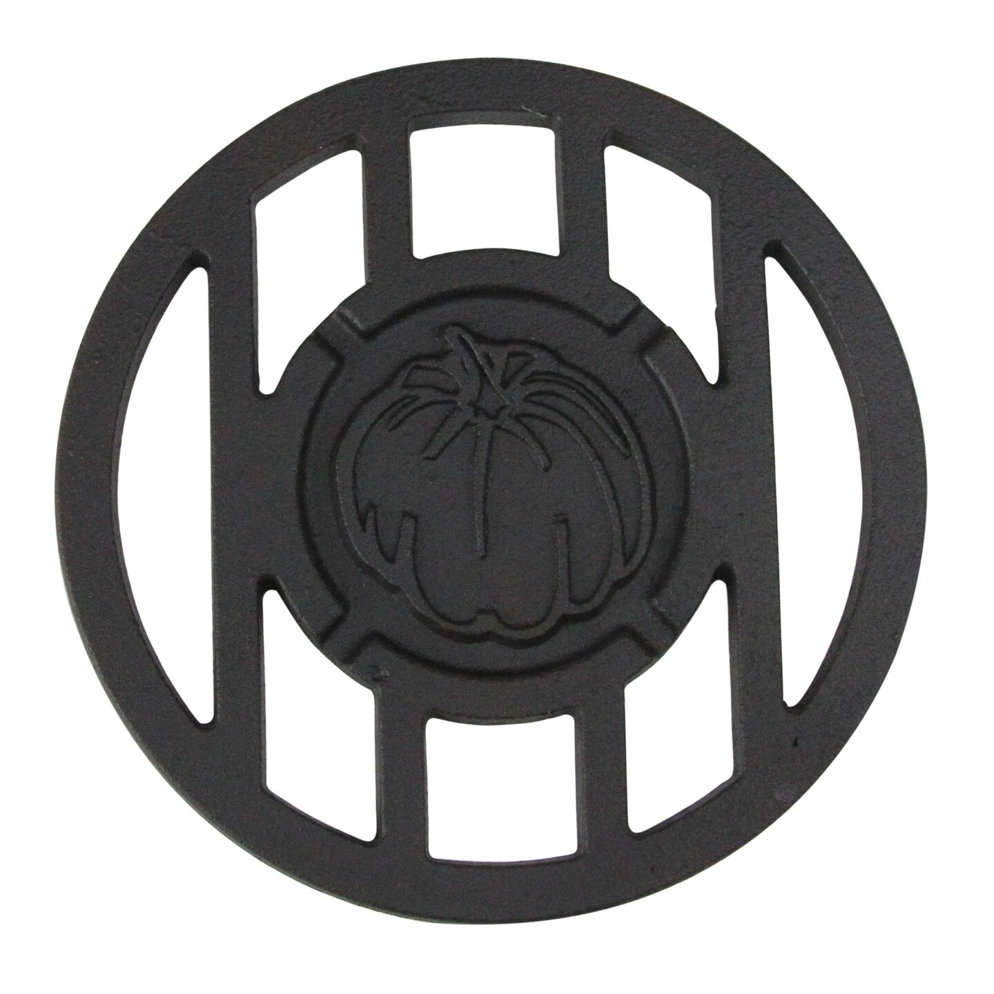 CC Home Furnishings 5.5&#x22; Fall Pumpkin Cast Iron Branding Grill Accessory