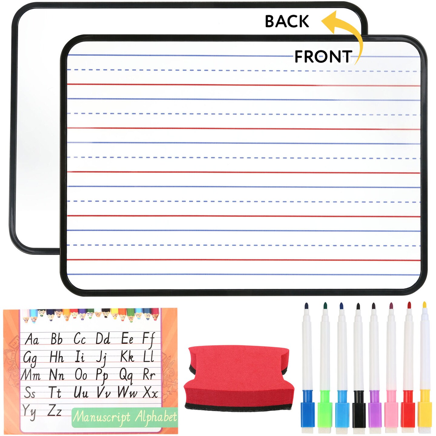 Magnetic Dry Erase Board Whiteboard Double Sided Lap Board