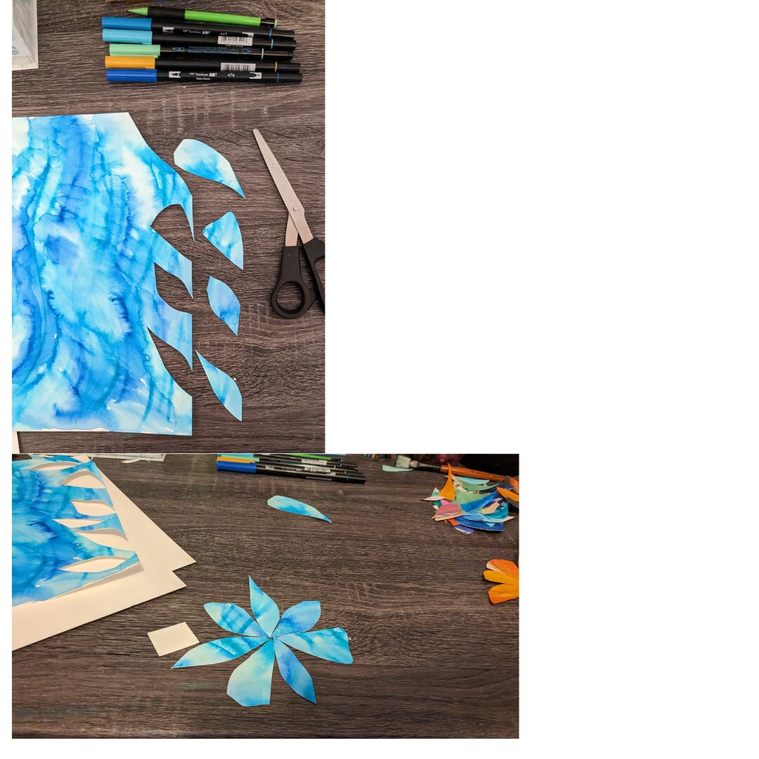 How to make Watercolor Flowers image 3