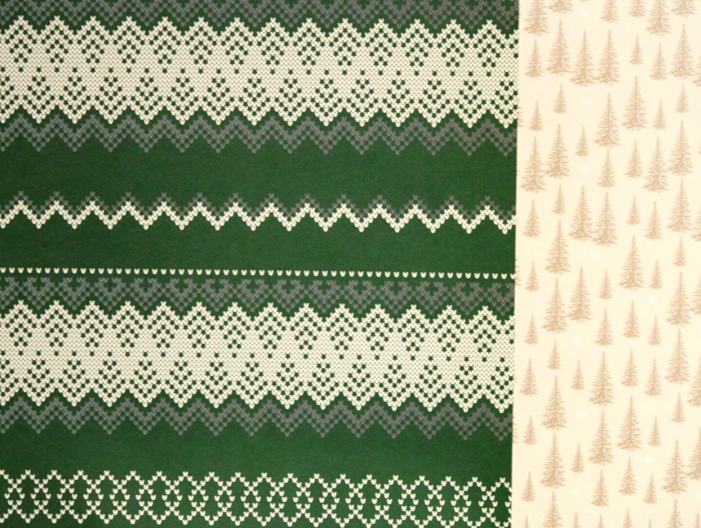 Holiday Pine Winter Green Sweater 12 x 12 Lt. Cardstock Paper