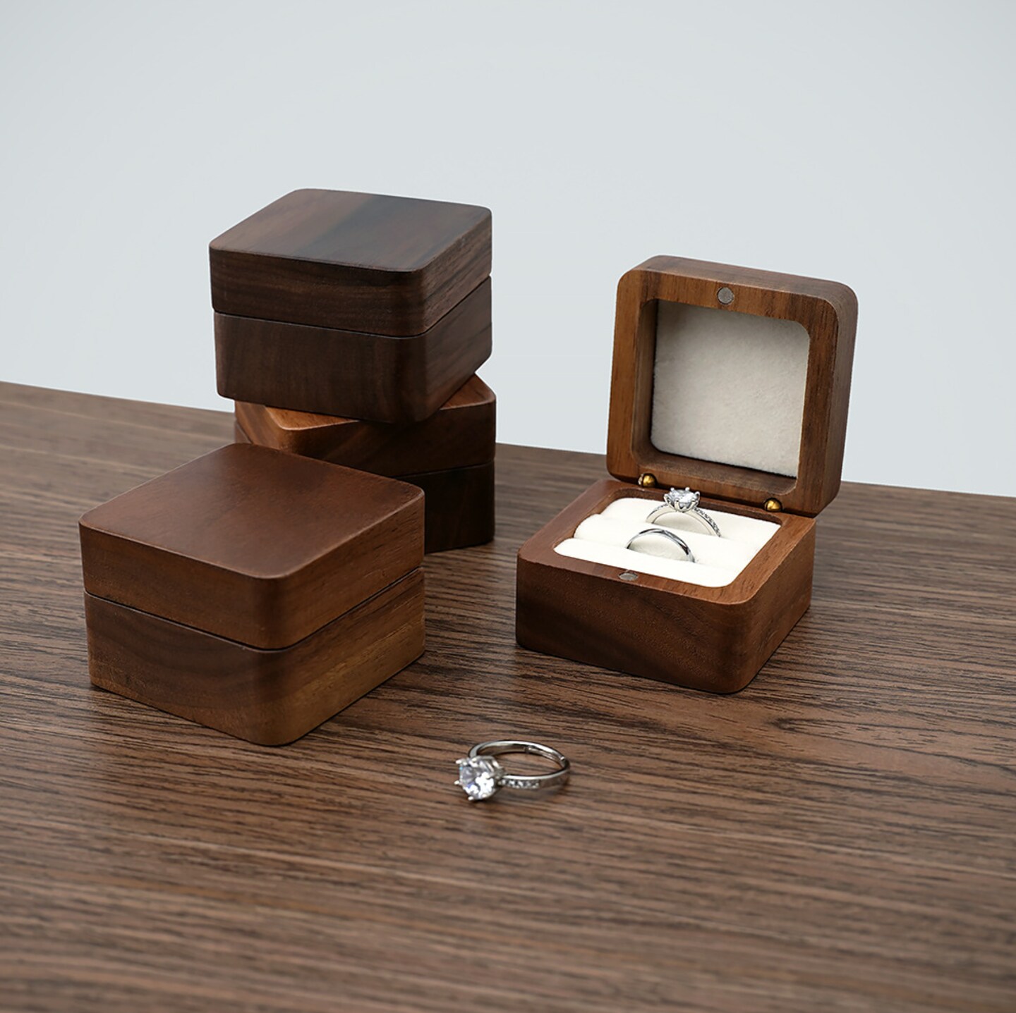 Personalised deals ring box