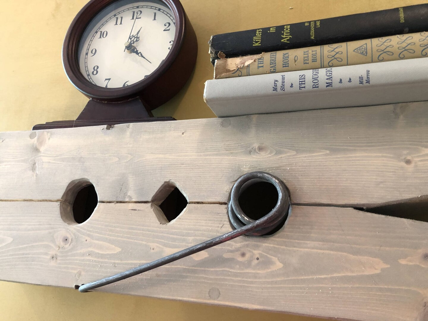 Clothespin shelf discount