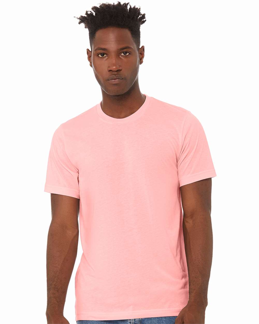 BELLA+CANVAS Men’s Triblend Crewneck Short Sleeve T-Shirt for Summer Wear, Casual Style & Lightweight Everyday Tee