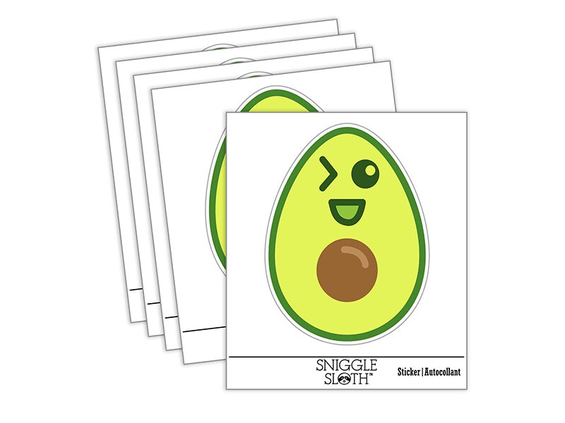  Avocado Sticker Set