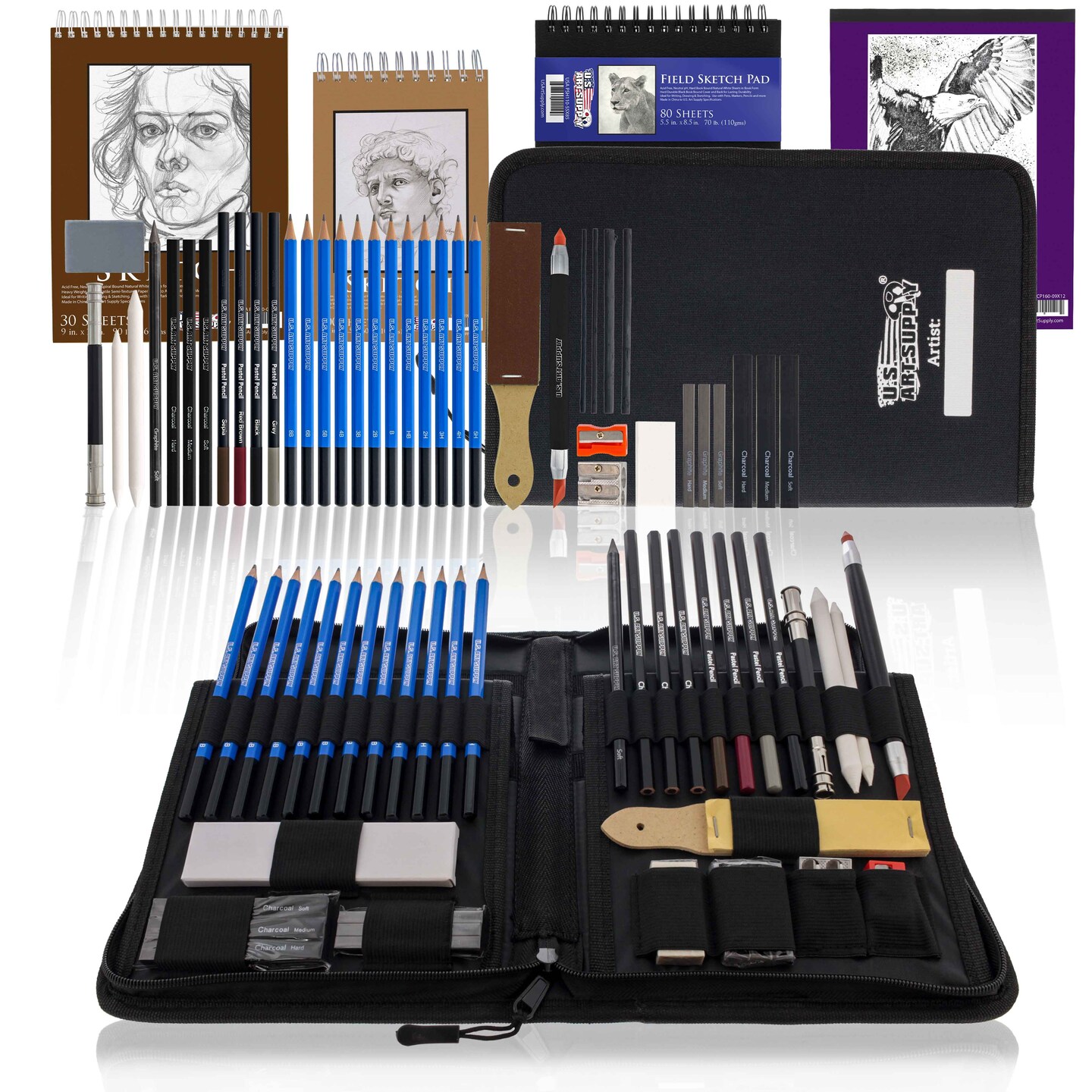 Professional Drawing and Sketch Kit - Professional Art Kit and Drawing Kit  for Beginners 