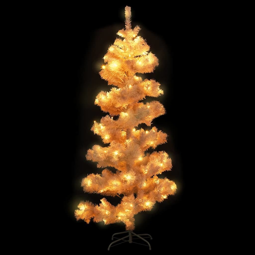 Swirl Christmas Tree with Stand and LEDs