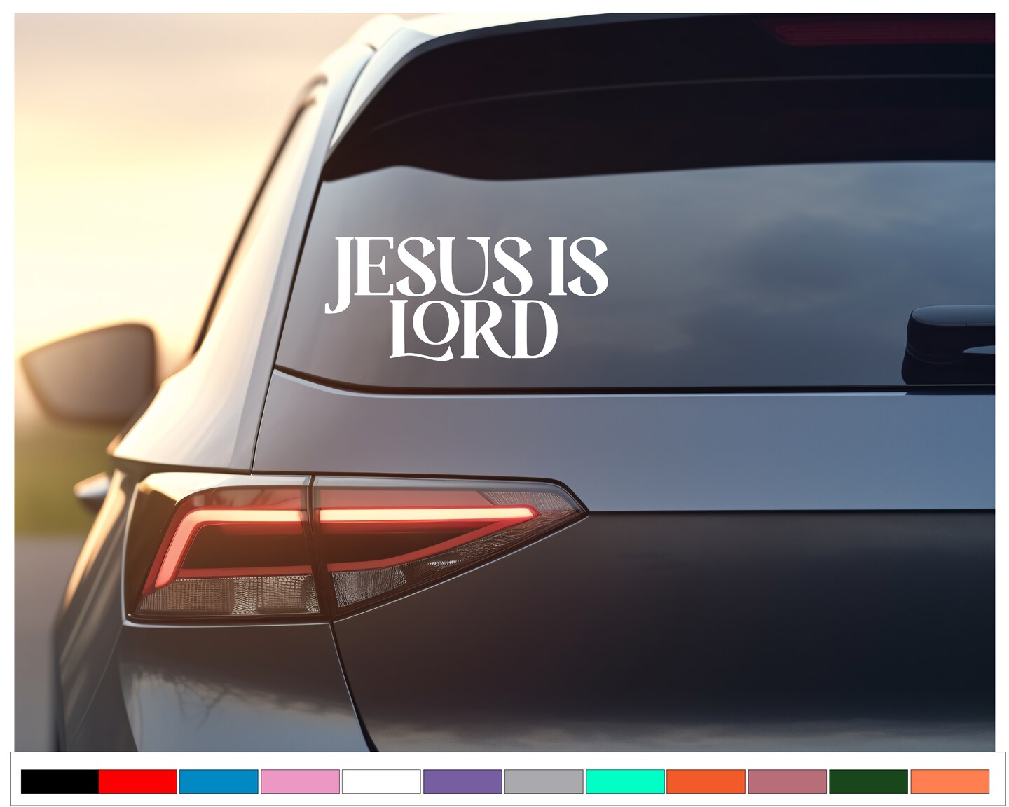 Jesus is Lord Christian Decal | Christian Window Decal | Christian ...