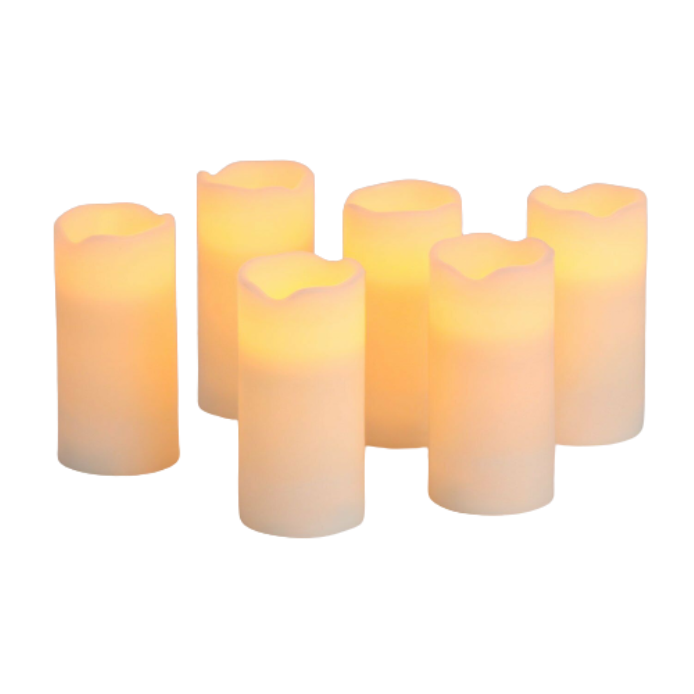 Kitcheniva Flameless LED Candle Lights Battery Operated 2 Pcs