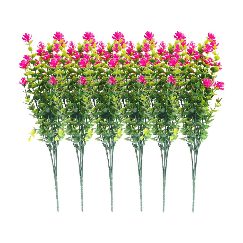 Kitcheniva UV Resistant Artificial Flowers Boxwood Plants 6 & 12