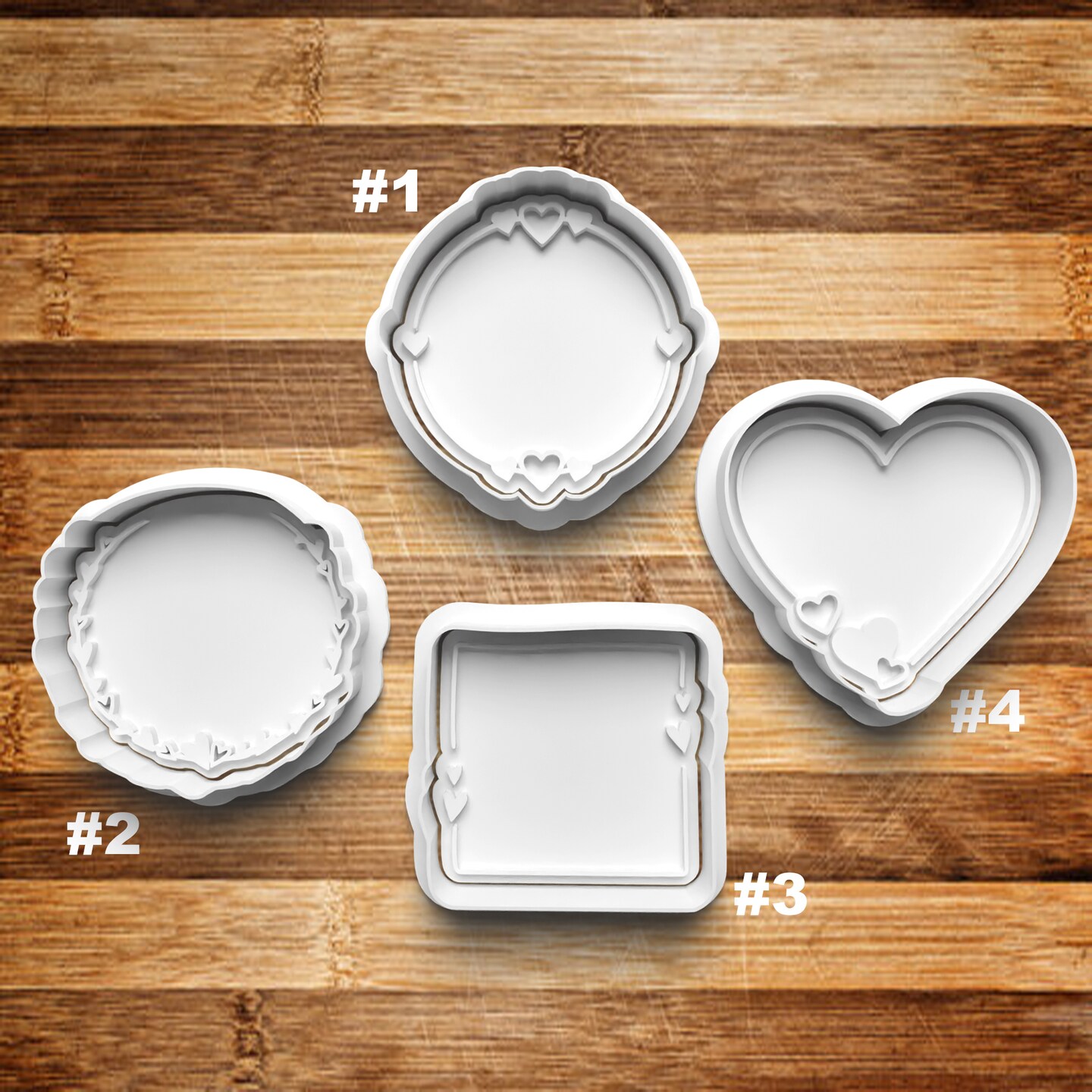 Valentine's Day Cookie Cutter | Cookie Stamp | Cookie Embosser | Cookie ...